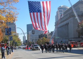 Turners in the St. Louis Veterans' Day Parade, 2010.
