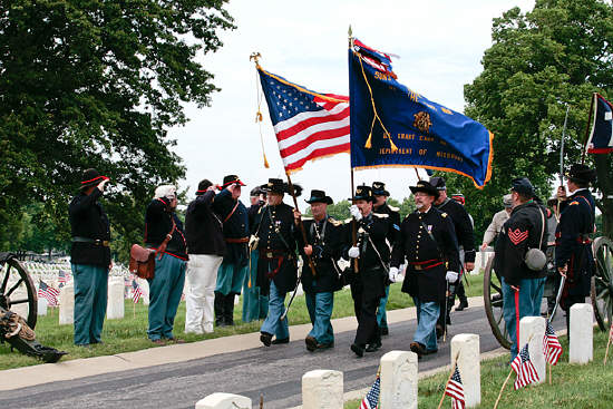 Turners at Memorial Day at Jefferson Barracks.